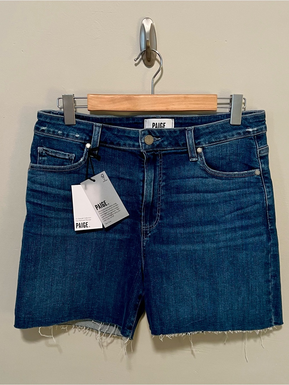 PAIGE Denim Cutoff Shorts NWT